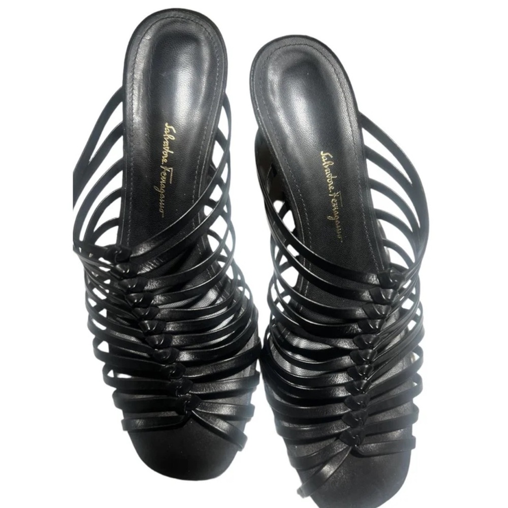 Salvatore Ferragamo Black Women's Heels